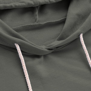 Sweat-shirt à capuche court pour femme, coupe ajustée, à cordon, manches longues, haut court, taille plus, respirant, doux, chaud, vêtements pour femmes - Product Image 2