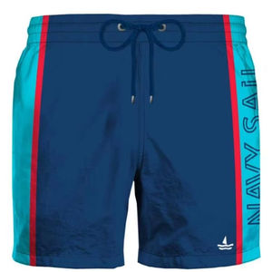 Casual 100% Polyester Hommes Mesh Shorts Léger 150 G Respirant Anti-rétrécissement Lettre Taille Haute pour Sports Running - Product Image 1