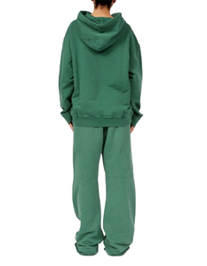 เสื้อวอร์มมีฮู้ดแบบสวมหัวมีเชือกรูดสำหรับผู้ชายชุดวิ่งแบบกรดชุดวอร์มปักลายแบบกำหนดเองกางเกงขาบาน - Product Image 2