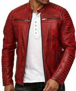 Nouveau design Confortable Meilleure vente Veste en cuir à la mode pour hommes Nouveau design en cuir PU pour l'hiver Veste d'hiver pour hommes - Product Image 1