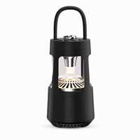 Lanterne de camping portable avec haut-parleur Bluetooth 5.3, étanche, audio sans fil, lumière, batterie 4000 mAh pour pique-nique en plein air