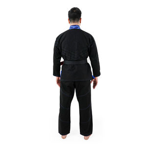 Uniforme de Jiu Jitsu personalizado de secado rápido, material de algodón y poliéster transpirable ligero para adultos, ropa de artes marciales - Product Image 4