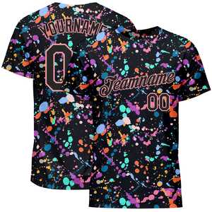 Camiseta de manga corta Unisex con sublimación de logotipo personalizado hecha en fábrica, Camiseta estampada de verano de media manga con cuello redondo de algodón polivinílico de secado rápido - Product Image 1