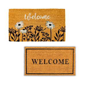 Alfombras duraderas de coco natural de fibra de coco con PVC hechas a mano en Vietnam, tamaños personalizados para pedidos al por mayor - Product Image 1