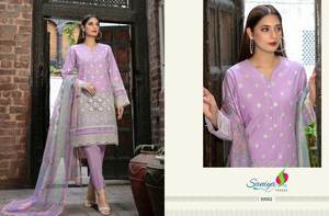 Haz que tu día sea especial con el uso más atractivo musulmán Chikankari Hand Work Salwar con fondo Churidar para mujeres - Product Image 3