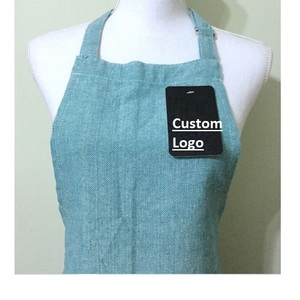 ราคาขายส่งโลโก้ที่กําหนดเองผ้าฝ้ายโพลีเอสเตอร์กันน้ําเชฟทําอาหารผ้ากันเปื้อนสําหรับร้านอาหารคาเฟ่ผ้ากันเปื้อนครัวส่งออกจาก BD - Product Image 2