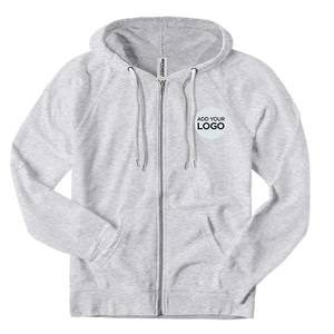 80% cotton / 20% polyester Zipper Hoodies Custom Independent Trading Co. Mid weight Full <b>Zip</b> <b>Hoodie</b> - Product Image 3