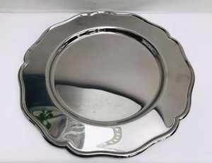 Assiette de présentation légère en acier inoxydable 304, revêtement rouge, pour table, banquet, mariage, service de repas - Product Image 4