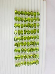 หินเพอริดอตสีเขียวพลอยธรรมชาติเจียระไนลูกแพร์รูปร่างผสมกันเครื่องประดับที่กำหนดเองอัญมณีหลวม100% มีค่าสีเขียวจริง - Product Image 2