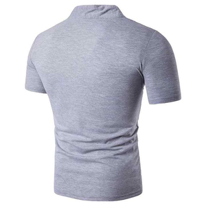 Tendance chaude été nouveaux hommes à manches courtes T-shirt mode broderie hommes Style Polo décontracté hommes haut - Product Image 5