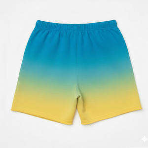 กางเกงขาสั้นผู้ชายพิมพ์ลายสกรีนแบบกำหนดเอง ขายส่ง บริการ OEM กางเกงขาสั้นผู้ชายผ้าฝ้ายพิมพ์ลายซันเฟด จำนวนมาก - Product Image 2