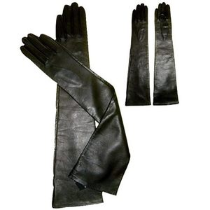 Gants d'opéra élégants en cuir avec écran tactile pour les soirées, les mariages et les événements en plein air - Accessoires de mode pour femmes - Product Image 1