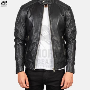 แจ็กเก็ตหนังสำหรับผู้ชายแจ็กเก็ตหนังแฟชั่นผลิตจากประเทศปากีสถาน - Product Image 3