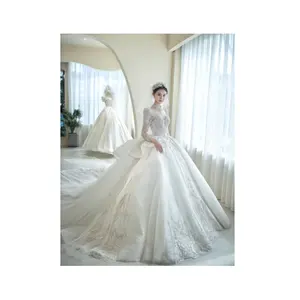 Brand New Product ODM OEM wedding dress 2024 sexy wedding over dress