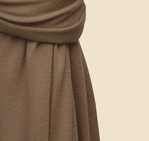 Nuevo 2025 Jersey de algodón alto Hijab liso Hijab musulmán de verano para mujer con logotipo personalizable - Product Image 3