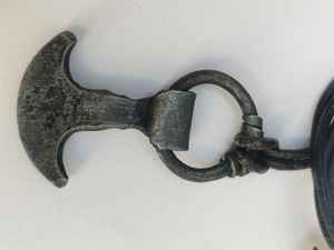 เครื่องประดับที่สวยหรู สร้อยคอโลหะหัวใจไวกิ้งผู้หญิงและผู้ชาย เทรนด์สร้อยคอจี้บุคลิกภาพสไตล์ไวกิ้งสําหรับผู้ชายและผู้หญิง - Product Image 2