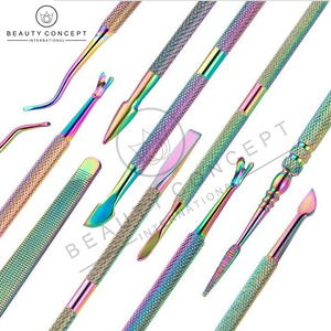 Professional Manicure <b>Tool</b> Stainless Steel Cuticle Pusher for Gentle Nail Care and Grooming Eco-Friendly - Product Image 6