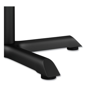 Alera ALETBH423B Base de mesa de acero de una sola columna de la serie Hospitality, 27,5 pulgadas. X 40.38 Pulgadas 300 Libras Capacidad Negra - Product Image 4