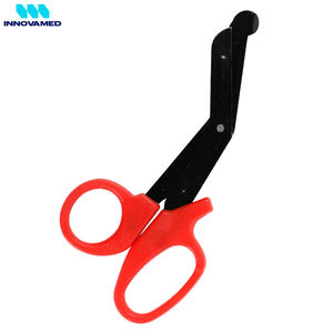 Tijeras de enfermería con mango rojo Servicio OEM de acero inoxidable Calidad Premium Tijeras de trauma EMT de la más alta calidad POR INNOVAMED - Product Image 3