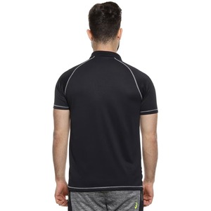 T-shirt pour homme de qualité supérieure, coupe ajustée, anti-froissement, manches raglan sublimées, impression de logo personnalisée, tissu piqué respirant pour le golf - Product Image 3