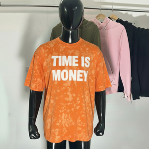 Custom Heavyweight Washed DTG Print Graphic Vintage Distressed Black Streetwear T-<b>Shirt</b> Designer <b>Oversized</b> Unisex Tee - Product Image 4