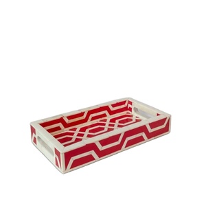 Plateau en incrustation d'os de qualité supérieure pour table basse et salle à manger Design artisanal fait à la main idéal pour les cadeaux et le style intérieur - Product Image 3