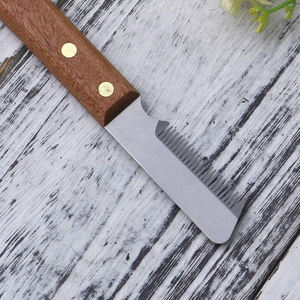 Cuchillo pelador con mango de madera, cuchillo pelador de acero inoxidable personalizado para perros y Mascotas - Product Image 5