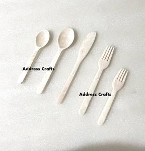 Ensemble de couverts en résine classique de designer, 5 pièces, nouvelle arrivée, accessoires de cuisine, couverts, vaisselle, couverts de table - Product Image 5