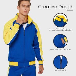 ชุดวอร์มผ้าฝ้าย100% แนวสตรีทสำหรับผู้ชายชุดวิ่งจ๊อกกิ้งกลางแจ้งน้ำหนักเบาออกแบบโลโก้ได้ตามที่ต้องการ - Product Image 4