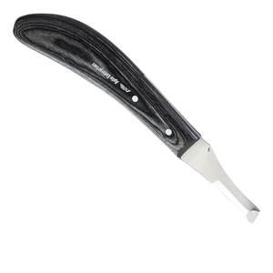 Cuchillo para Cascos de Doble Cara Reutilizable de Primera Calidad con Mango Negro, Hoja de Acero Inoxidable de Doble Filo, Duradero para Uso Profesional de Herradores - Product Image 3