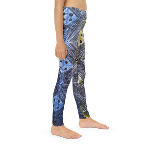 Leggings per giovani con fondi attivi a figura intera per uno stile di vita attivo - Product Image 5