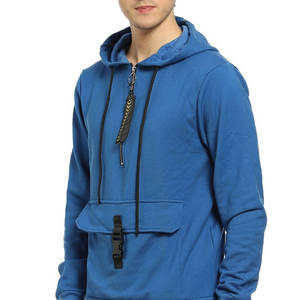 Sweat à capuche pour homme de haute qualité au design personnalisé Style de base avec couleur unique Coton mélangé pour l'hiver Vente en ligne avec logo personnalisé - Product Image 5