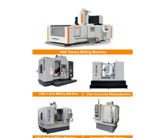 Centre d'usinage à double colonne CNC 5 axes, machine de fraisage à portique, double broche, haute précision pour usine de fabrication - Product Image 1