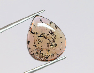 ไม่ซ้ำกันเจ็ดพลอยลูกแพร์รูปร่างหลวม lepidocrocite rutile อัญมณีแบนกลับซุปเปอร์เจ็ด Cabochon ของขวัญสำหรับเธอ - Product Image 5