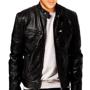 Veste en cuir formelle unisexe personnalisée imperméable respirant enduit écologique Vêtements d'extérieur d'hiver - Product Image 2