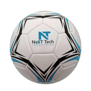 Balón de entrenamiento de fútbol de Next Tech Industries, material de PU para fines de entrenamiento con diseño personalizado y logotipo personalizado - Product Image 1