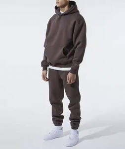 Pull à capuche personnalisé unisexe 100% coton biologique imprimé lourd et surdimensionné Street Wear mode pour hommes pour l'hiver - Product Image 3