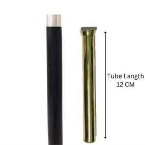 Bastón de Madera con Mango de Cabeza de Serpiente de Latón con TUBO DE FRASCO DE LATÓN PARA BEBER DE CALVIN HANDICRAFT - Product Image 6