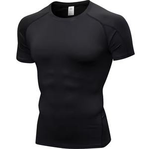 Camiseta de Compresión de Manga Larga para Hombre, Logotipo Personalizado, OEM, Marca Privada, Transpirable, Secado Rápido, Ecológica, Anti-UV, Spandex/Poliéster, para Gimnasio - Product Image 3