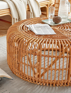 Mesa de centro de ratán moderna hecha en Vietnam materiales ecológicos muebles para el hogar Decoración del hogar al por mayor - Product Image 4