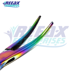 Pinzas Quirúrgicas Manuales Autoclavables de Acero Inoxidable de Primera Calidad, Multicolores, de 12.7 cm, REEAX ENTERPRISES, Certificación CE Clase II - Product Image 5