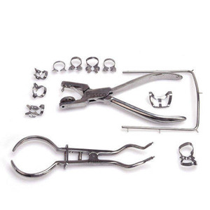 Kit de Dique de Goma Dental Profesional, Sistema de Aislamiento Dental Completo con Abrazaderas y Marco, Marca Pissco - Product Image 1