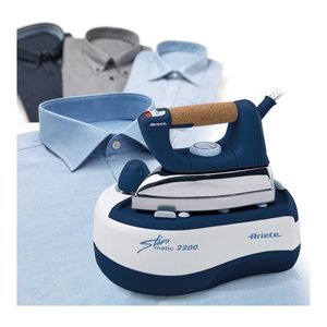 Plancha con Generador de Vapor Ariete 2000W 3 Bar 500Ml Stiromatic 2200 Blanco y Azul - Product Image 3