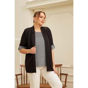 Ensemble deux pièces de veste de sport noire - Product Image 2