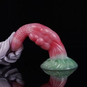 Plug anal en silicone liquide avec grande ventouse, dildo réaliste pour femmes - Product Image 1