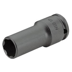 Llaves de Impacto Facom de 6 Puntas, de Pared Delgada, Métricas, con Enchufe de 1/2'' de Largo Alcance - Product Image 1
