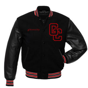 Vestes universitaires personnalisées logo personnalisé coupe-vent respirant polyester/coton unisexe hommes toutes les couleurs grandes tailles vente en gros - Product Image 1