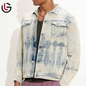 Meilleur prix bas quantité minimale de commande veste en jean pour hommes de style High Street personnalisable imperméable et écologique veste d'hiver pour la vente en gros - Product Image 3