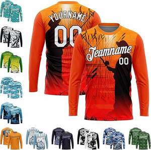 เสื้อตกปลาแบบมืออาชีพปี 2026 OEM ผลิตตามสั่ง แห้งเร็ว ผ้าโพลีเอสเตอร์ พิมพ์ลายกราฟิก ป้องกันรังสียูวี ระบายอากาศได้ดี แขนยาว UPF 50+ - Product Image 3