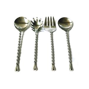 Ensemble de 8 bols à dîner en acier inoxydable élégants, avec poignée de style antique, pour hôtel, restaurant, maison, à bas prix - Product Image 6